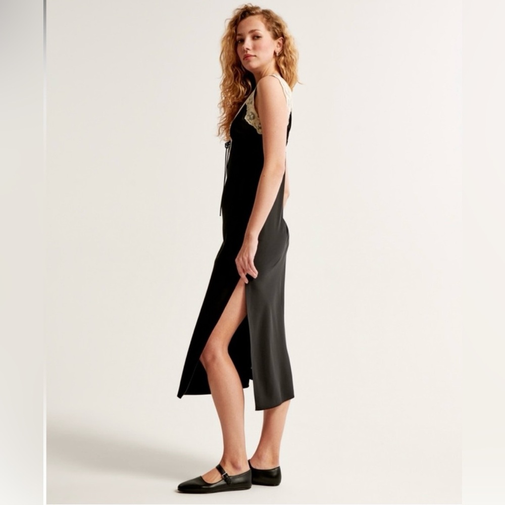 Abercrombie Lace-Trim Slip Dress - Picture 3 of 6